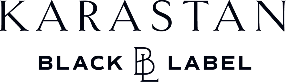 Karastan black label logo